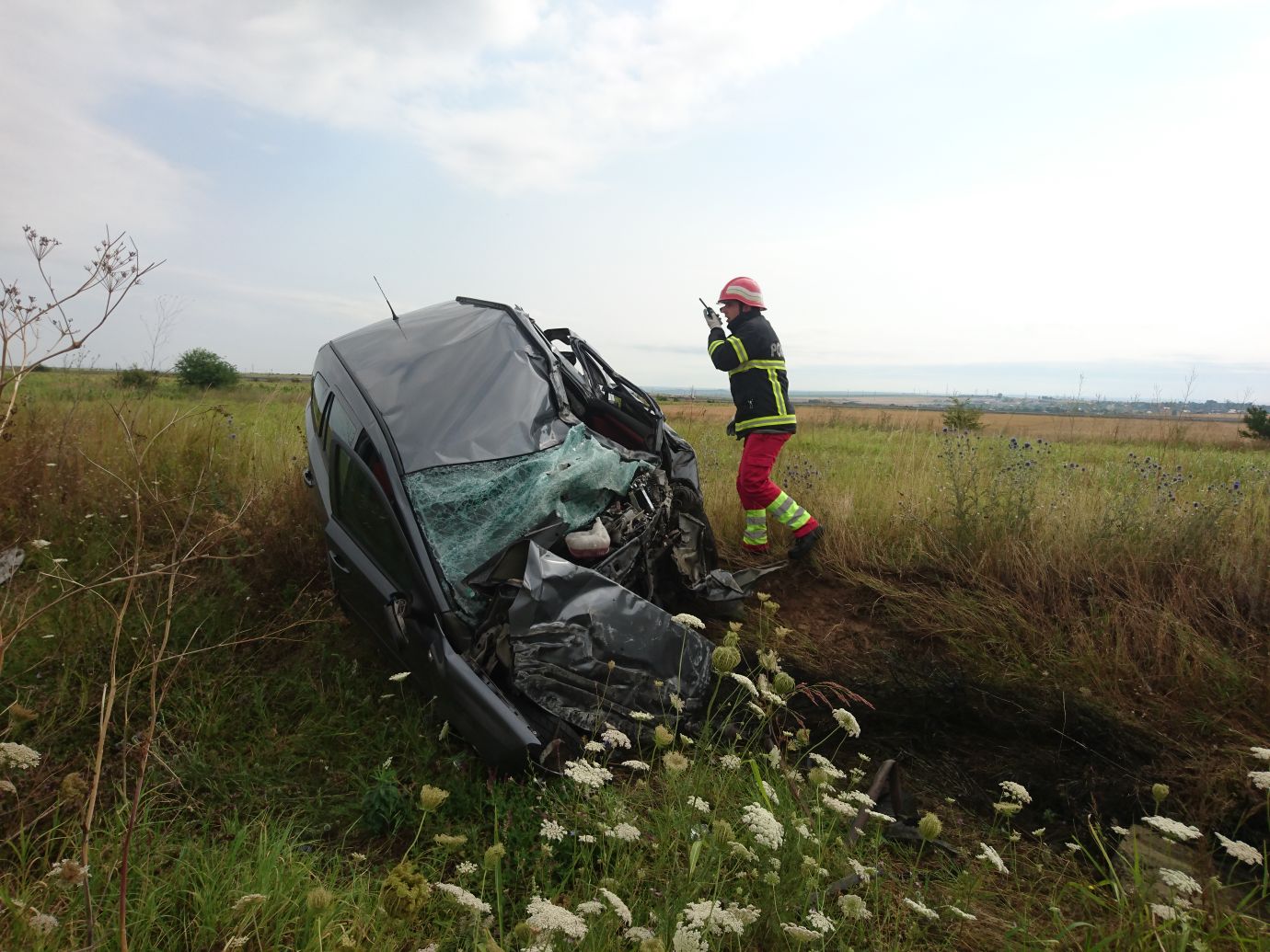 Județul CONSTANȚA – Accident MORTAL la ieșirea de pe A2