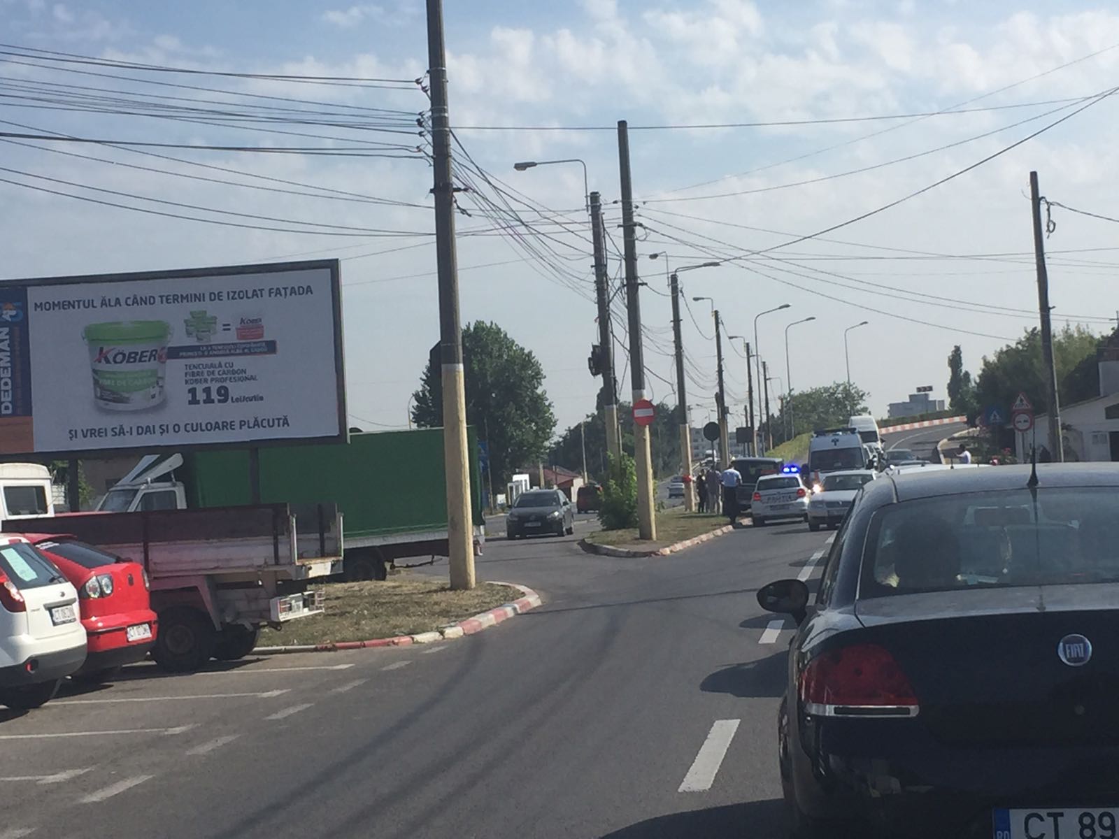 FOTO: Accident rutier în zona Km 4