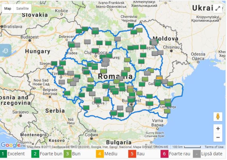 CONSTANȚA, TULCEA: Locuitorii celor două municipii respiră un aer care nu le pune sănătatea în pericol