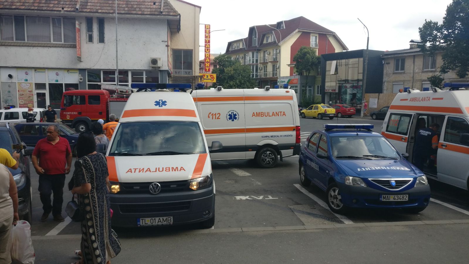 FOTO: Panică într-un bloc din centrul TULCEI