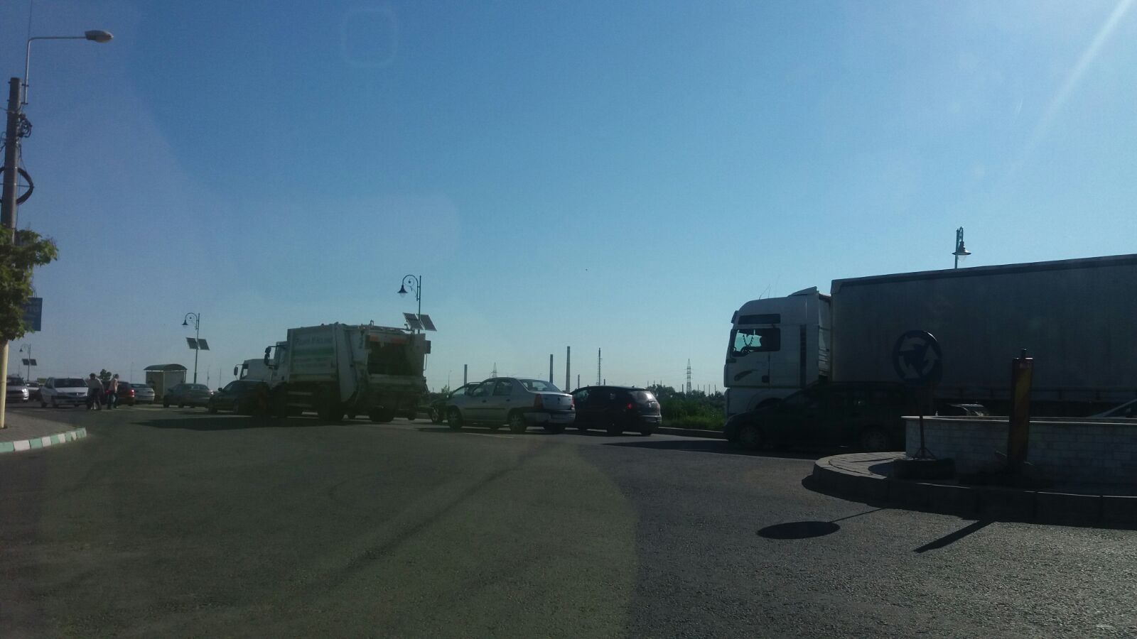 FOTO/Circulație bară la bară la NĂVODARI