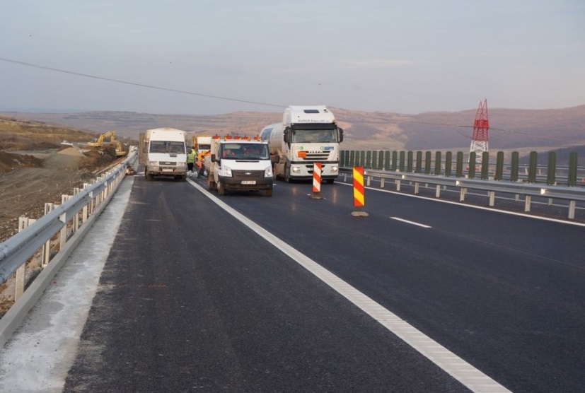 Lucrări de reparații pe Autostrada Soarelui