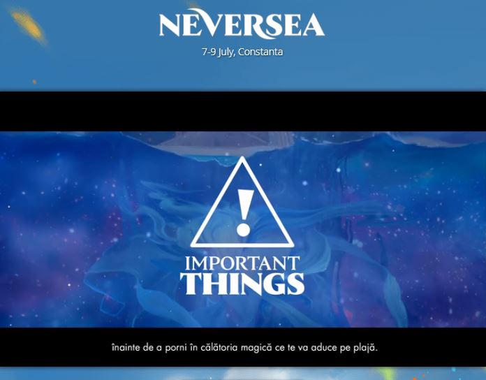NEVERSEA-ultimă oră: Tot ce trebuie să știi despre transport, parcări, restricții, obiecte INTERZISE