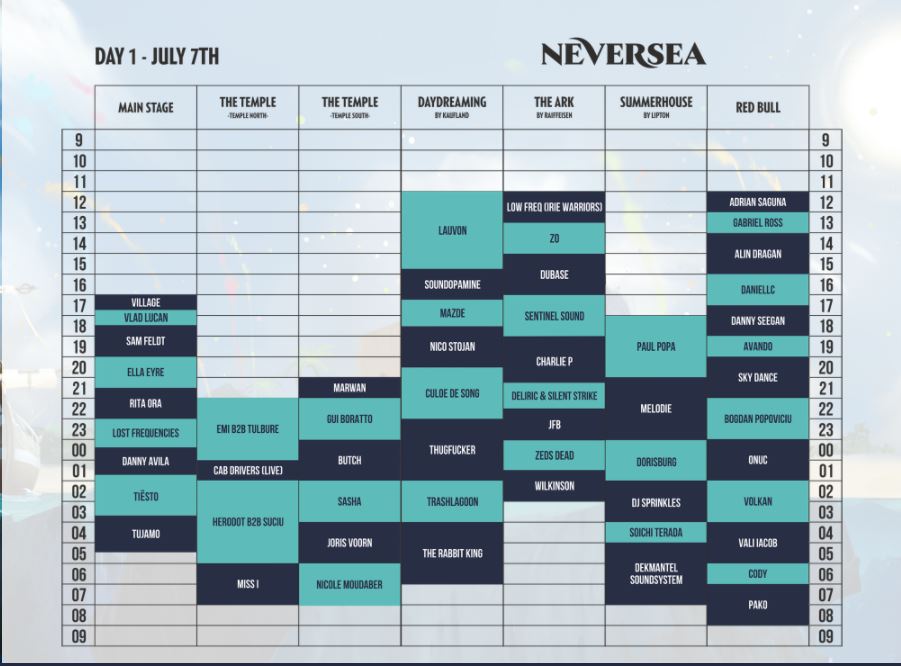 FOTO/ Acces, restricții, transport, program: NEVERSEA debutează în forță la ora 12.00