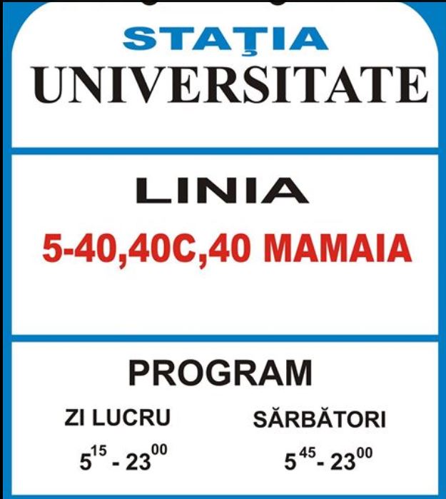 CONSTANȚA. Stație RATC redenumită