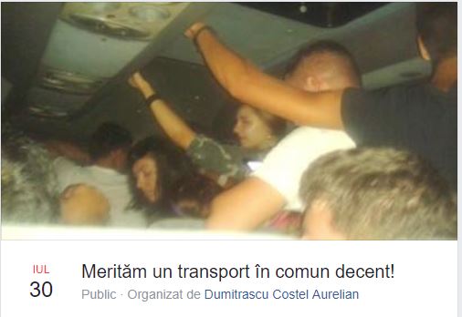 Miting pentru „un transport în comun decent” între CONSTANȚA și NĂVODARI