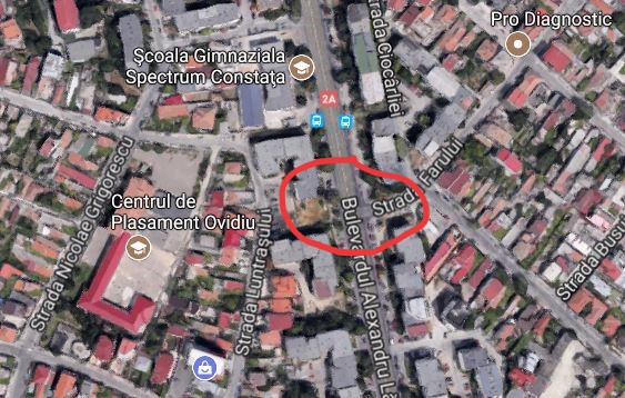 CONSTANȚA: CARAMBOL în zona Dacia