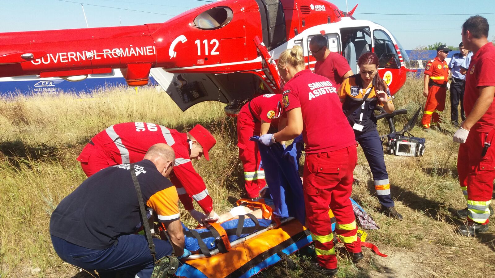 EFORIE/VIDEO: Două persoane lovite de tren – update