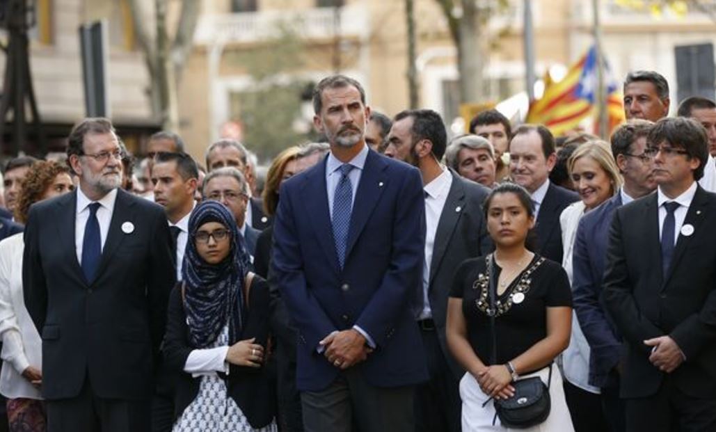 SPANIA: Manifestație de respingere a terorismului la care participă și regele Felipe al VI-lea