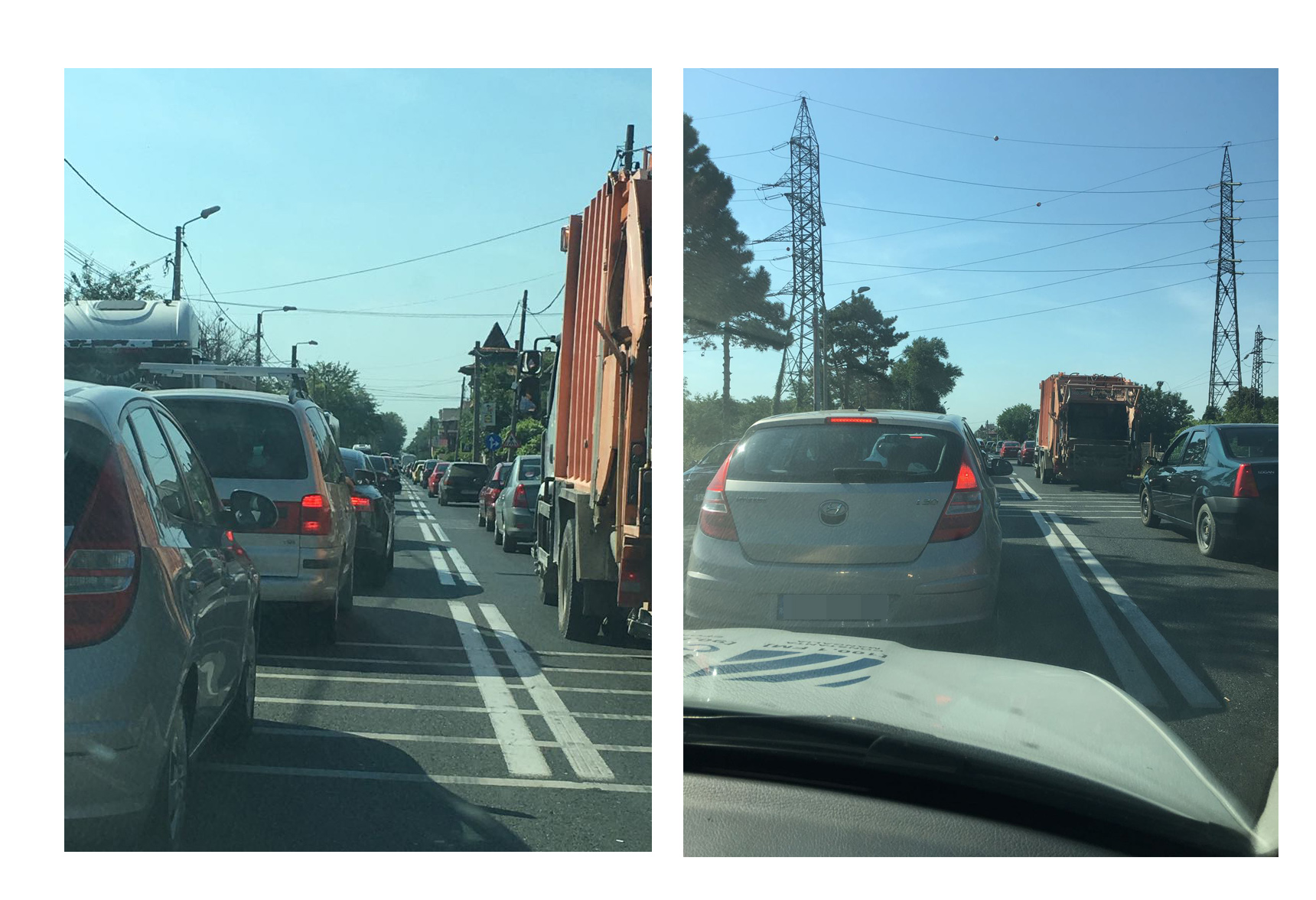 TRAFIC – În sudul litoralului se circulă bară la bară. În Eforie s-au format coloane de mașini (foto)