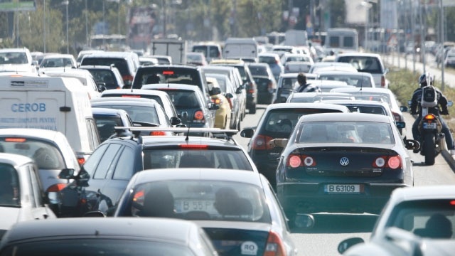 Trafic intens pe Autostrada Soarelui, în drum spre mare