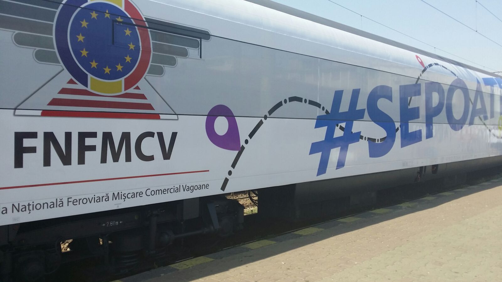 FOTO – CONSTANȚA: Campania #SEPOATE – pentru condiții mai bune în trenuri