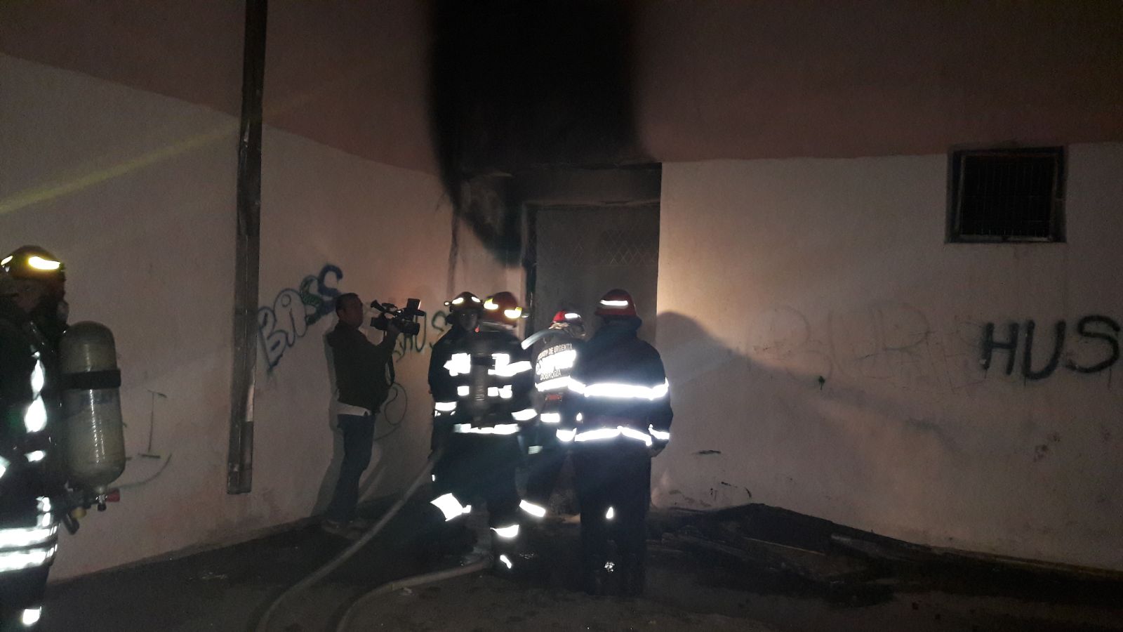 CONSTANȚA – Incendiu la o şcoală din cartierul Tomis Nord