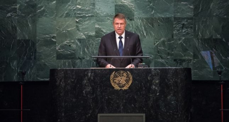 Klaus Iohannis, la ONU: Conflictele din regiunea Mării Negre, o ameninţare serioasă
