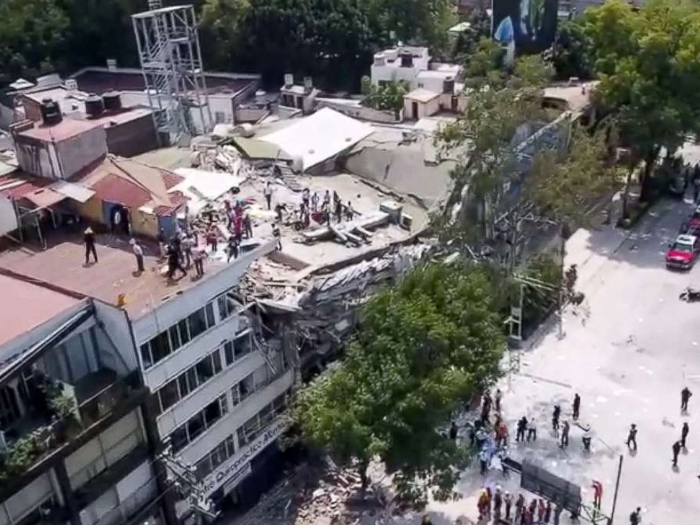 VIDEO: Imagini noi din timpul cutremurului din Mexic. Bilanțul depășește 150 de morți