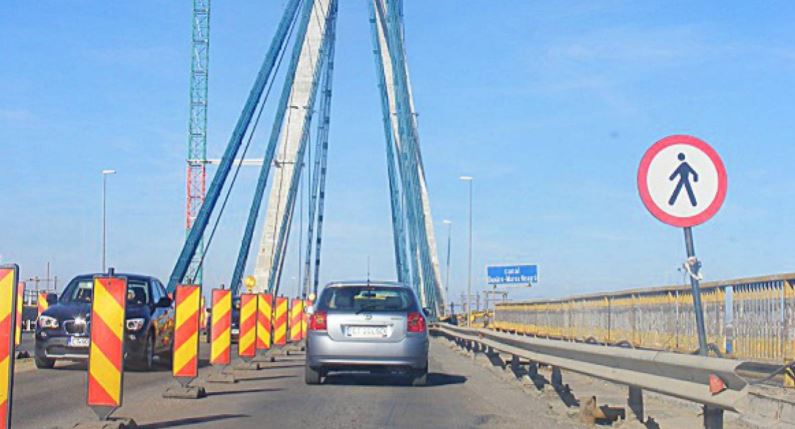 Circulația pe podul AGIGEA va fi din nou RESTRICȚIONATĂ