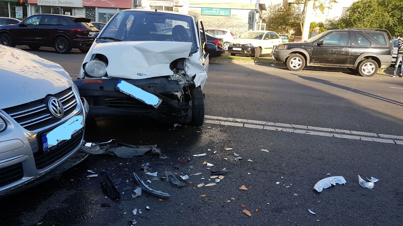 UPDATE/ FOTO/ CONSTANȚA: Accident rutier într-o intersecție importantă din oraș