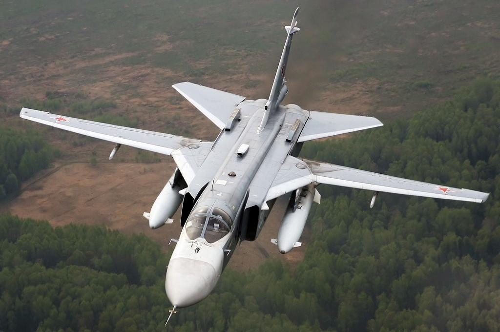 SIRIA: Bombardier rusesc Su-24, distrus la decolare