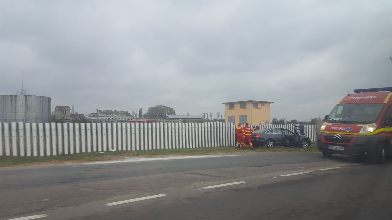Accident rutier pe b-dul I.C. Brătianu. Șoferul era sub influența drogurilor (VIDEO)