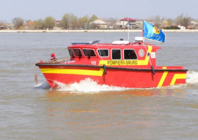 TULCEA: Exercițiu – ACCIDENT NAVAL pe brațul Sfântul Gheorghe