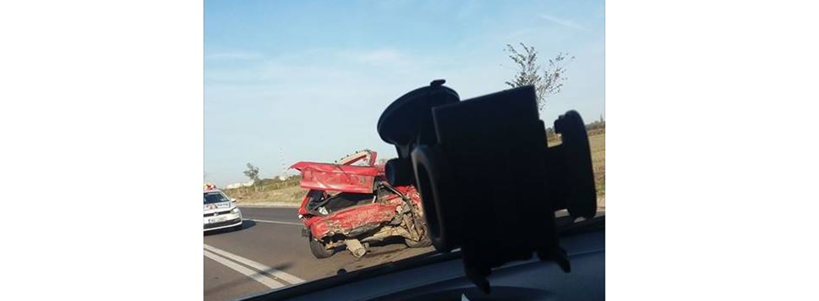 UPDATE! Trafic îngreunat la ieșire din Valu lui Traian către Murfatlar din cauza unui accident rutier