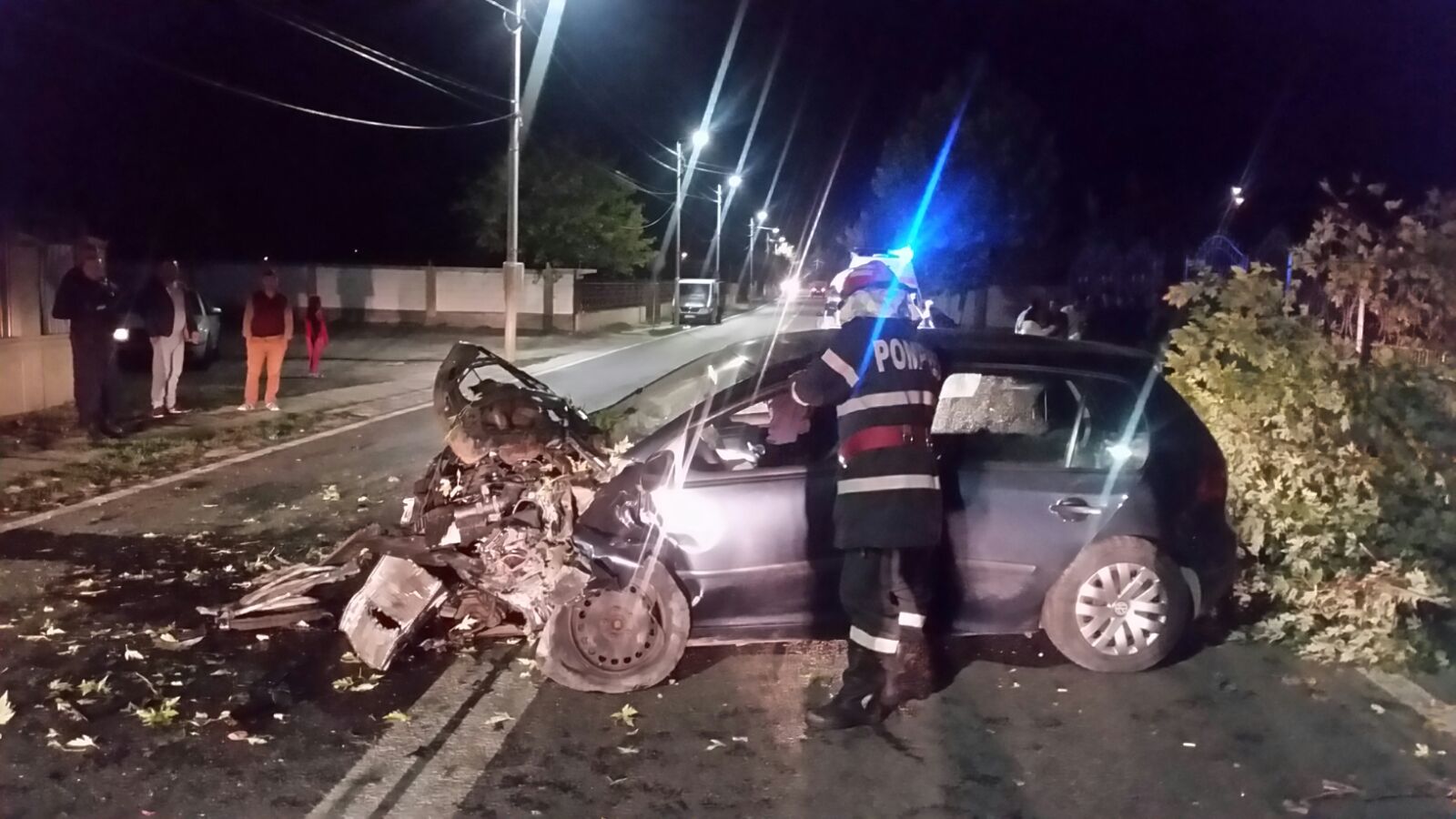 FOTO/ Județul TULCEA: Accident rutier GRAV