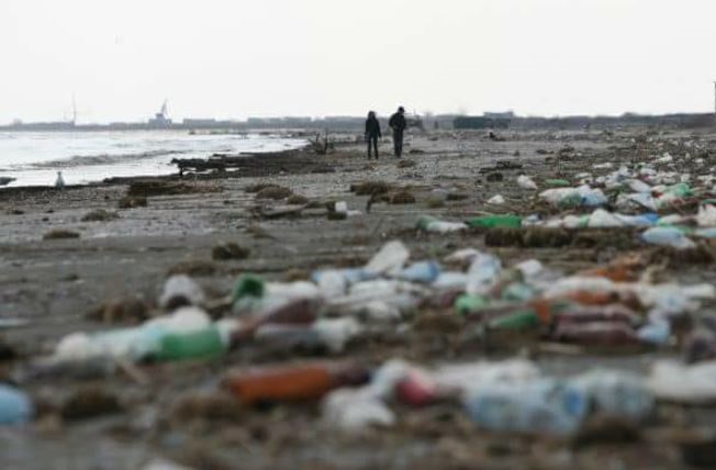 Plaja „Trei papuci” din Constanţa a fost ecologizată în weekend