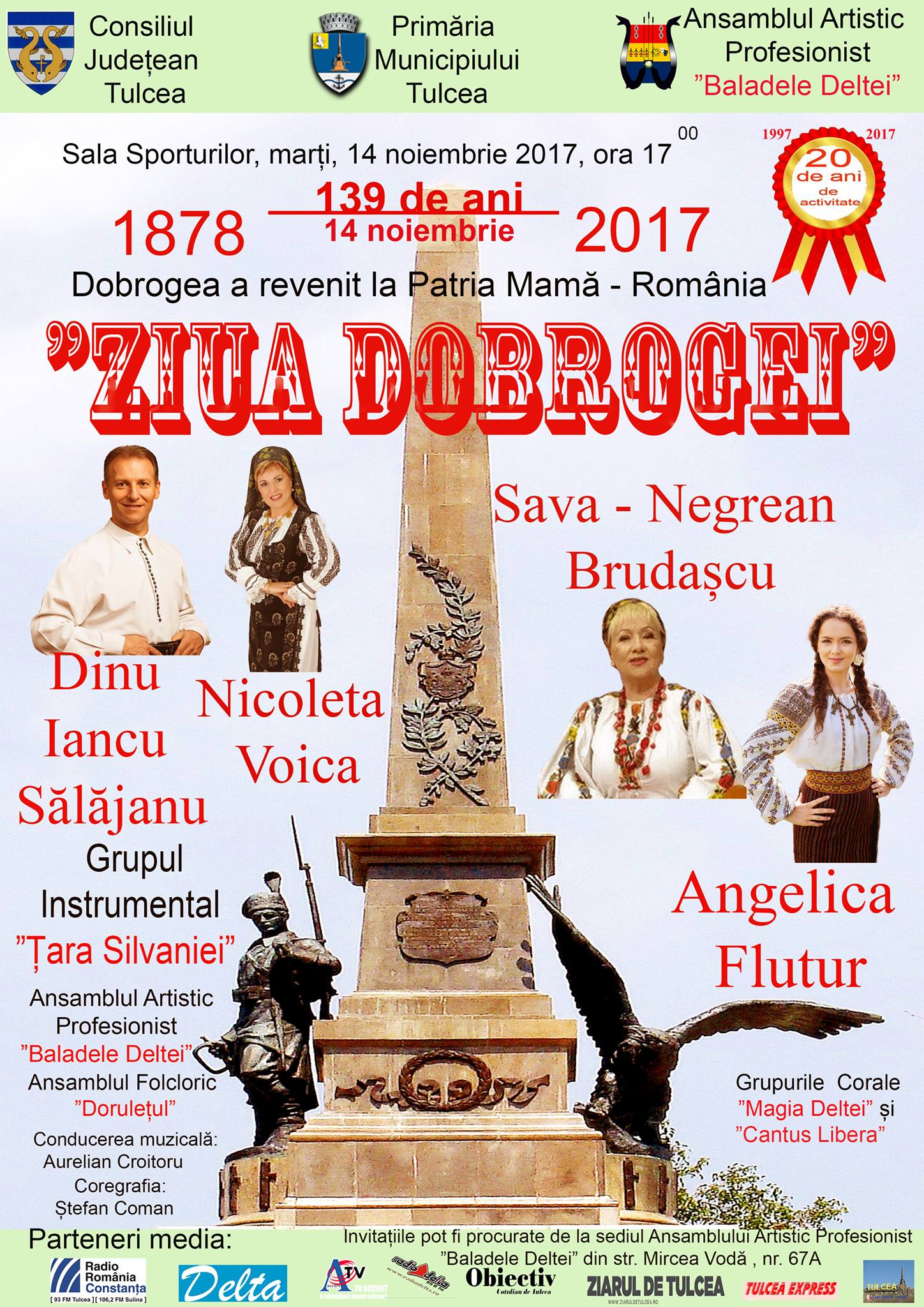Tulcea: Spectacolul „ Ziua Dobrogei”