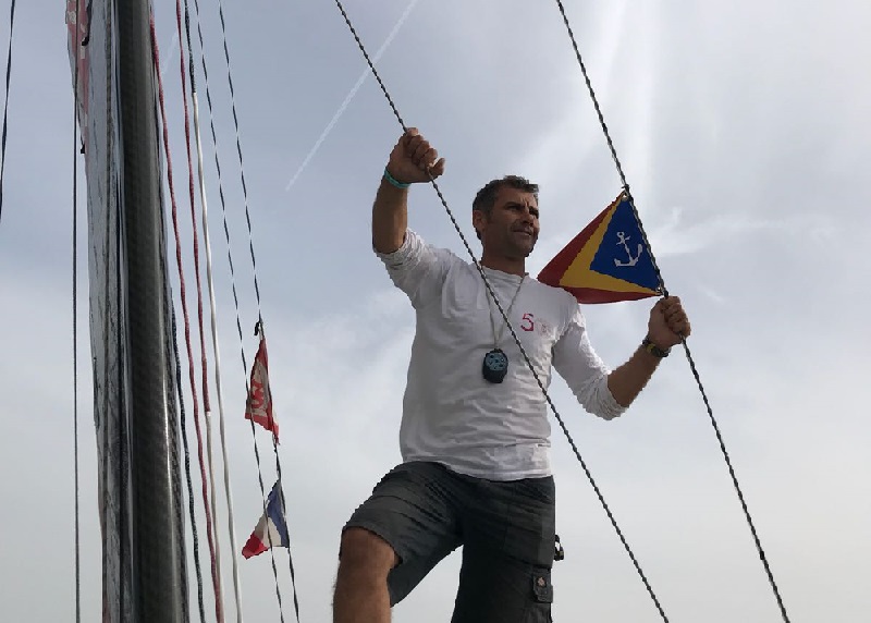 FOTO: A început aventura primului român care va traversa singur Oceanul Atlantic, într-un velier