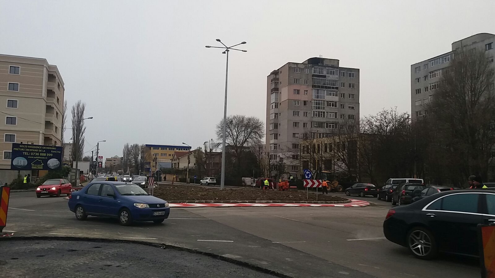 FOTO: A fost finalizat noul sens giratoriu din CONSTANȚA