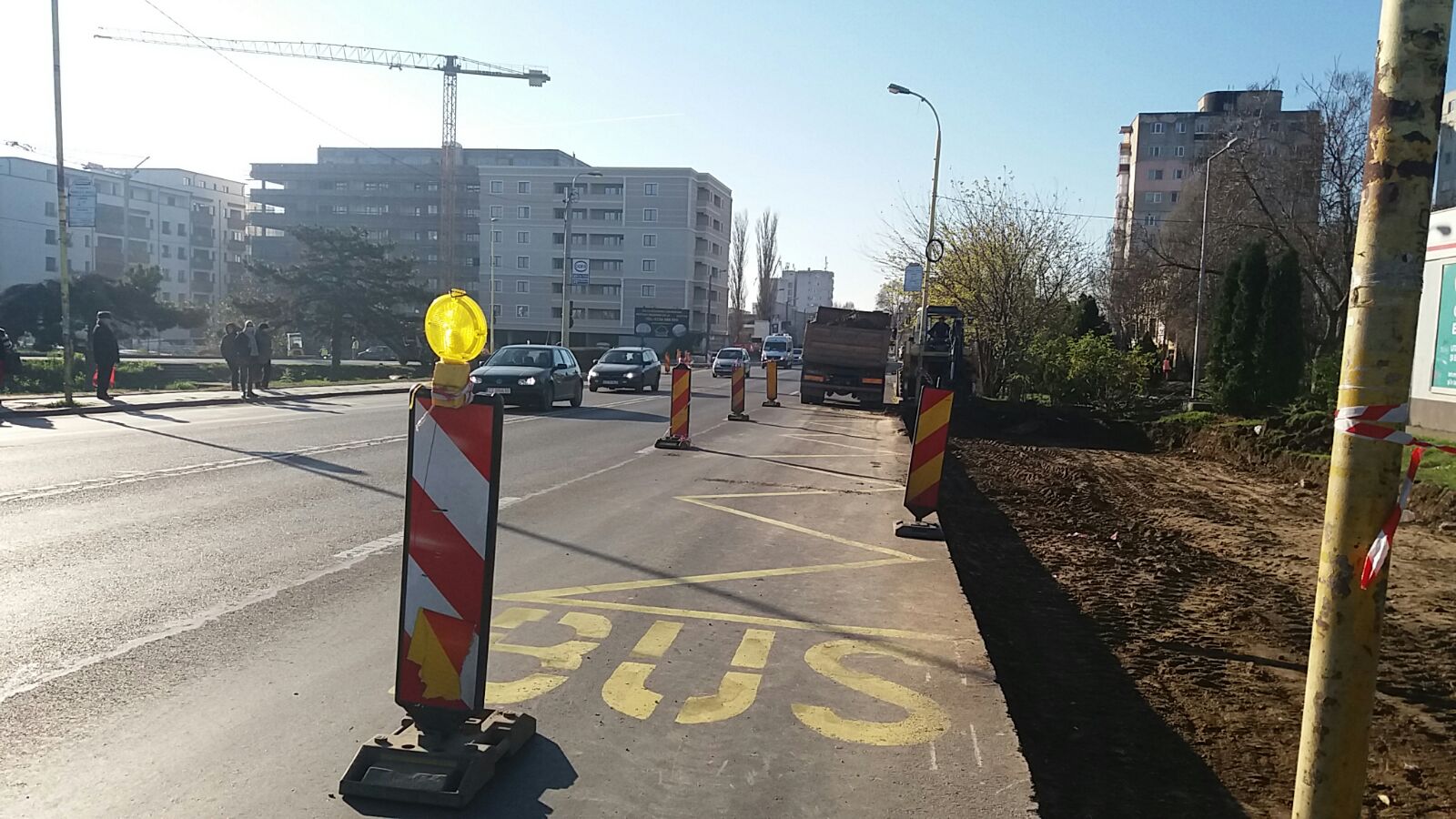 UPDATE! Șoferi, atenție cum circulați! Se lucrează și astăzi pe două artere importante din Constanța