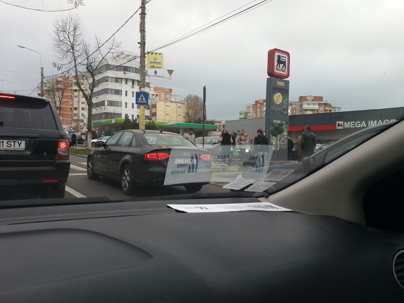 Accident rutier în cartierul Tomis 3