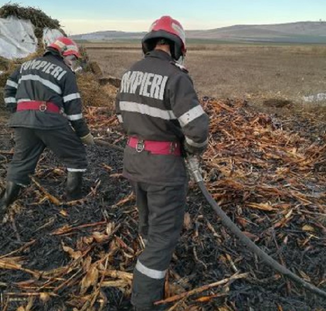 Județul TULCEA: Incendiu izbucnit într-o gospodărie
