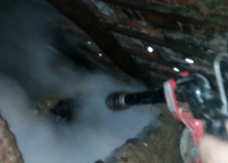 FOTO – Județul TULCEA: Incendiu izbucnit la hornul unei case