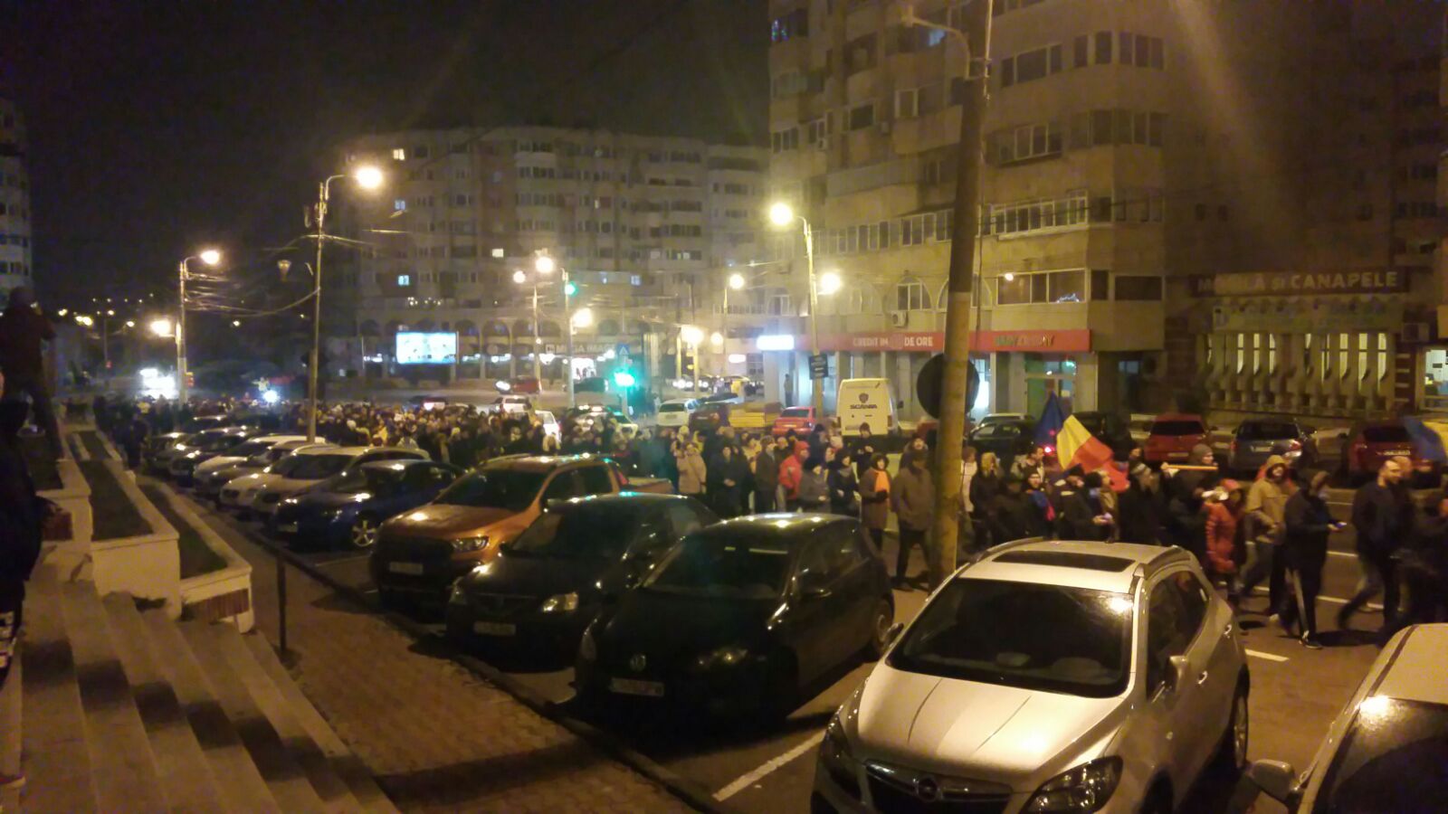 CONSTANȚA/VIDEO: Miting și marș de protest împotriva modificării legilor justiţiei