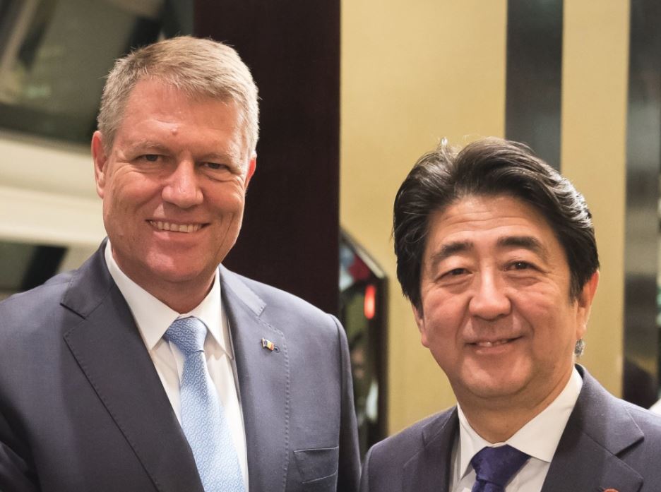 Premierul Japoniei, primit la Palatul Cotroceni de președintele Klaus Iohannis