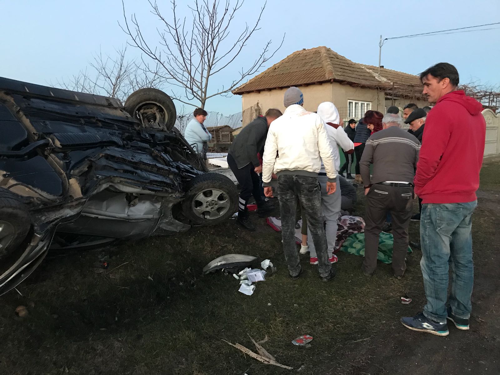 VIDEO/UPDATE Jud. Constanța – Accident rutier grav la intrare în Viișoara
