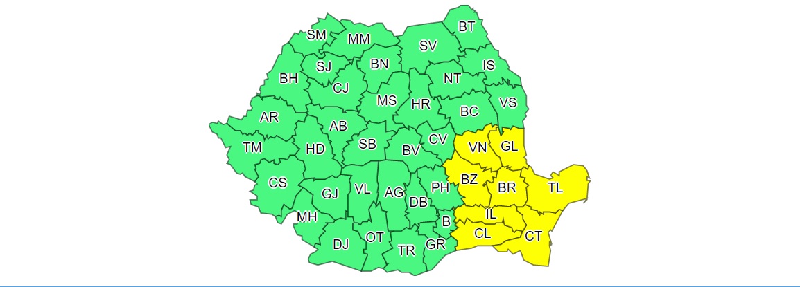 Ninsorile viscolite își restrâng aria! Dobrogea nu scapă de fenomenele extreme