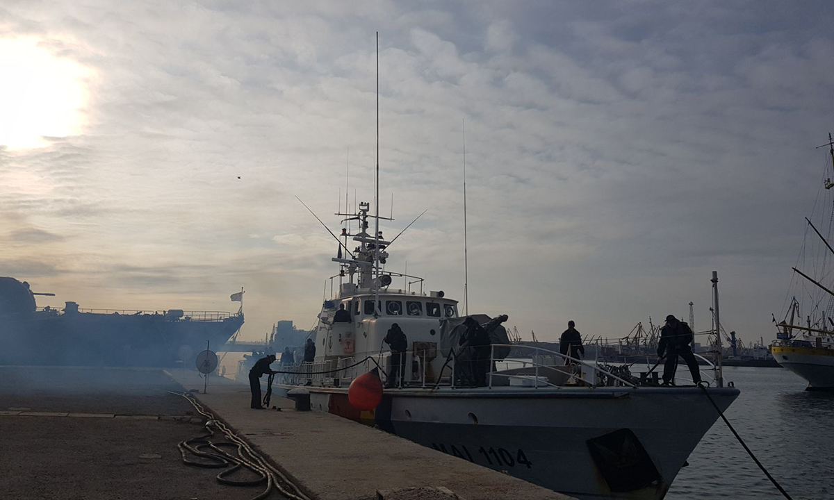 FOTO/ VIDEO: Membrii echipajului unei nave a Gărzii de Coastă s-au întors acasă