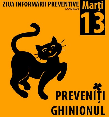 IGSU – Marţi 13 este „Ziua Informării Preventive“