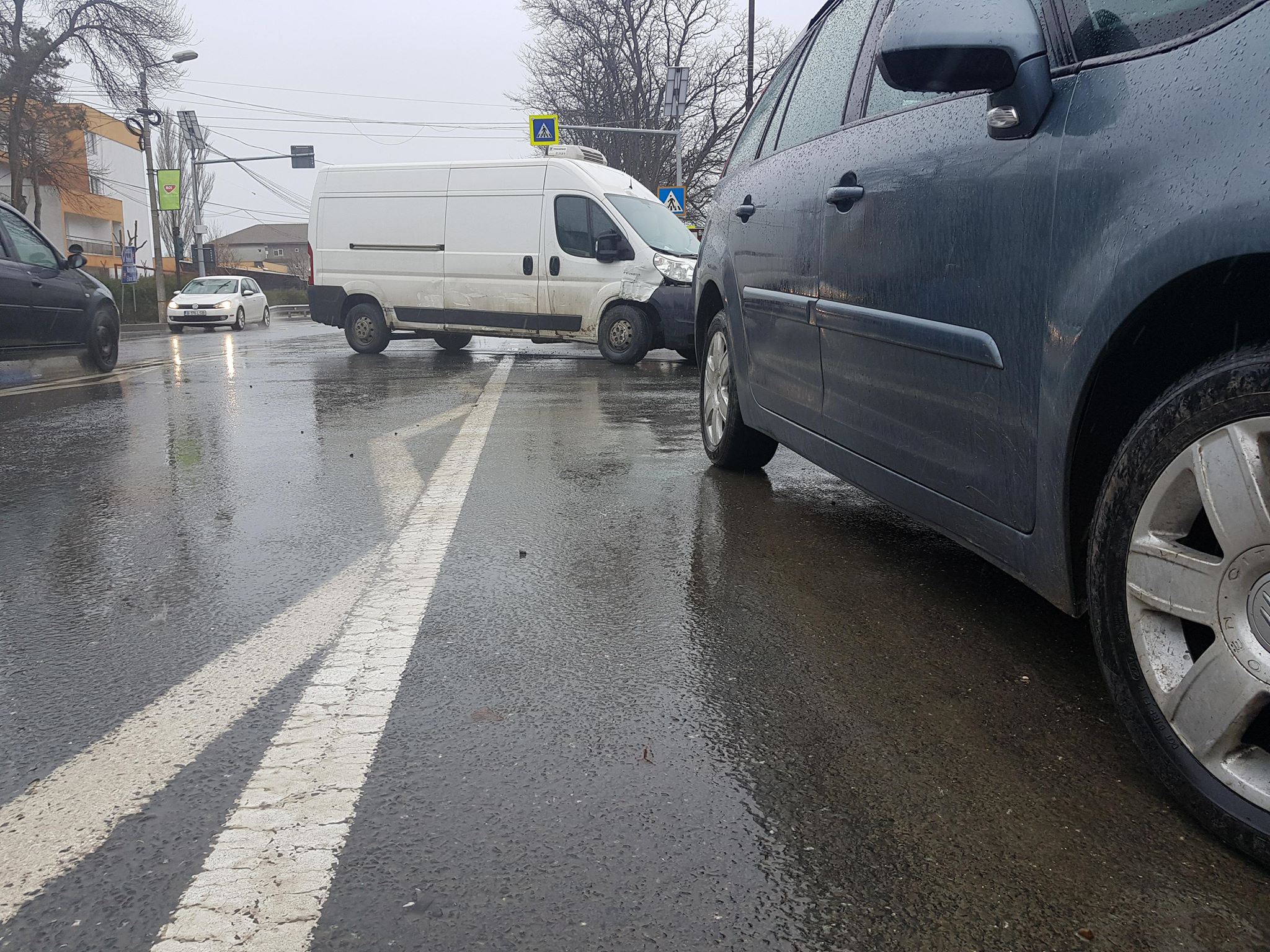 Accident rutier pe varianta stațiunii Eforie Nord (foto)