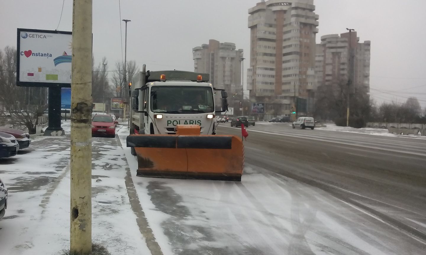 CONSTANȚA/FOTO: Situația traficului rutier în oraș, la ora 10.00