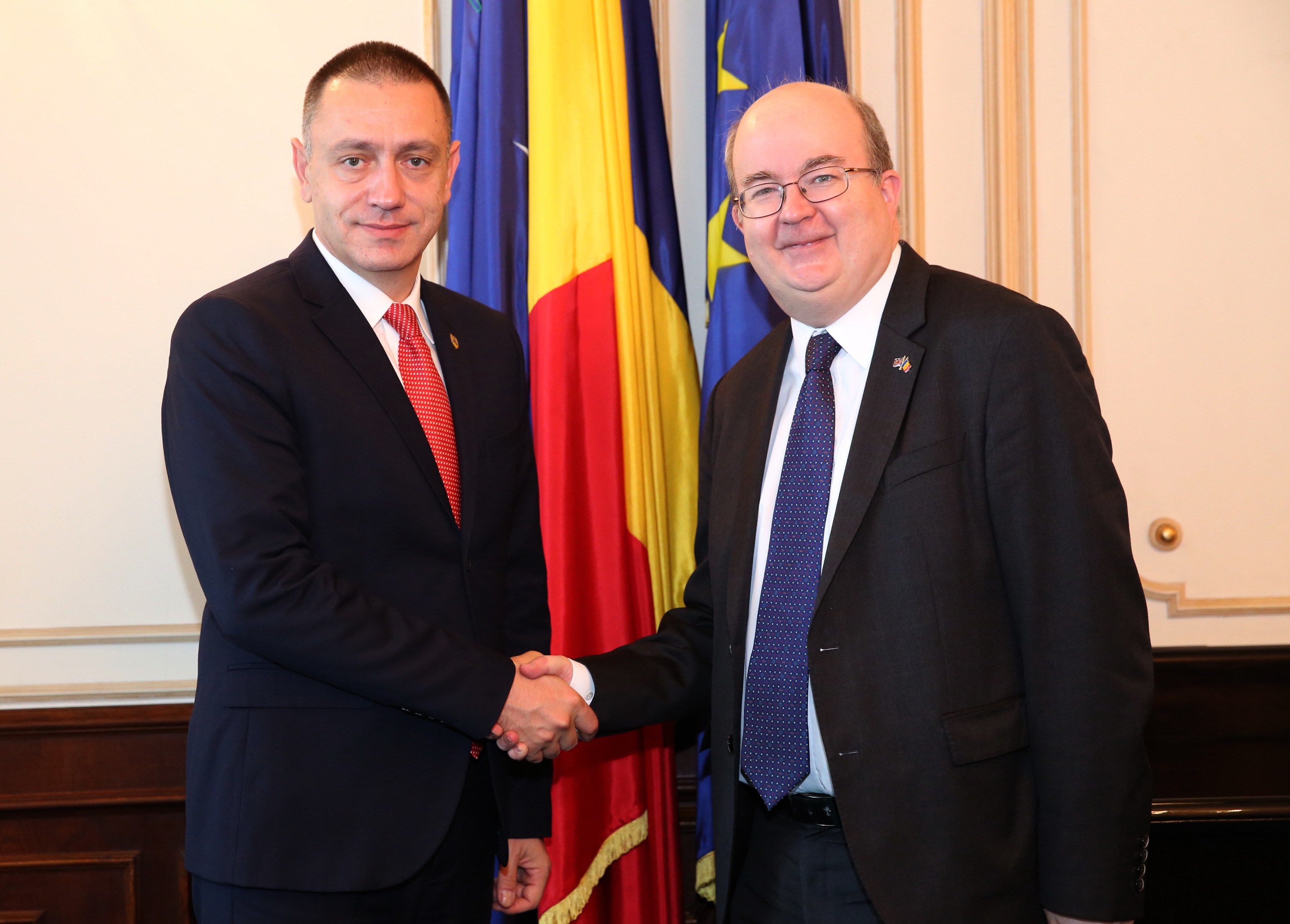Ministrul Apărării, Mihai Fifor și ambasadorul Marii Britanii au discutat astăzi despre cooperarea militară NATO în regiunea Mării Negre