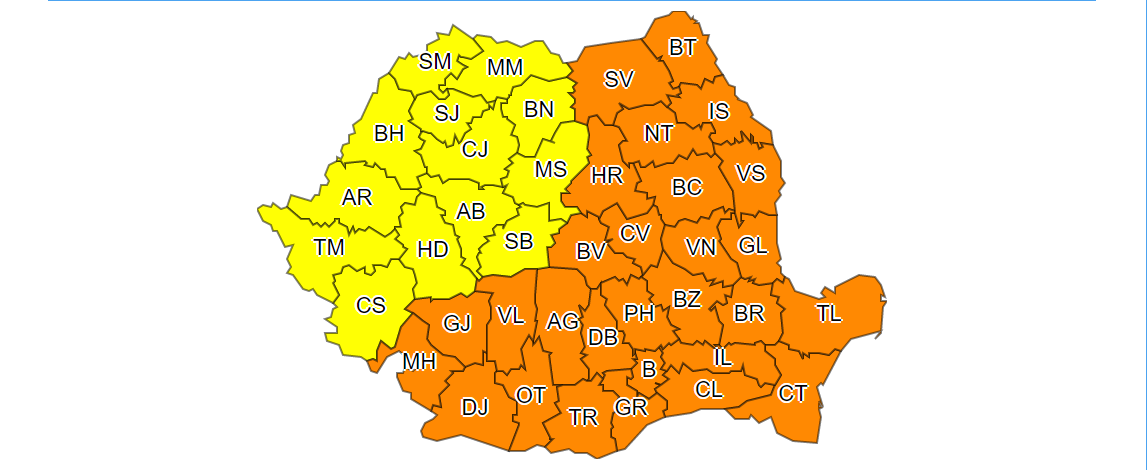 Iarna revine în forță, de luni, în întreaga țară