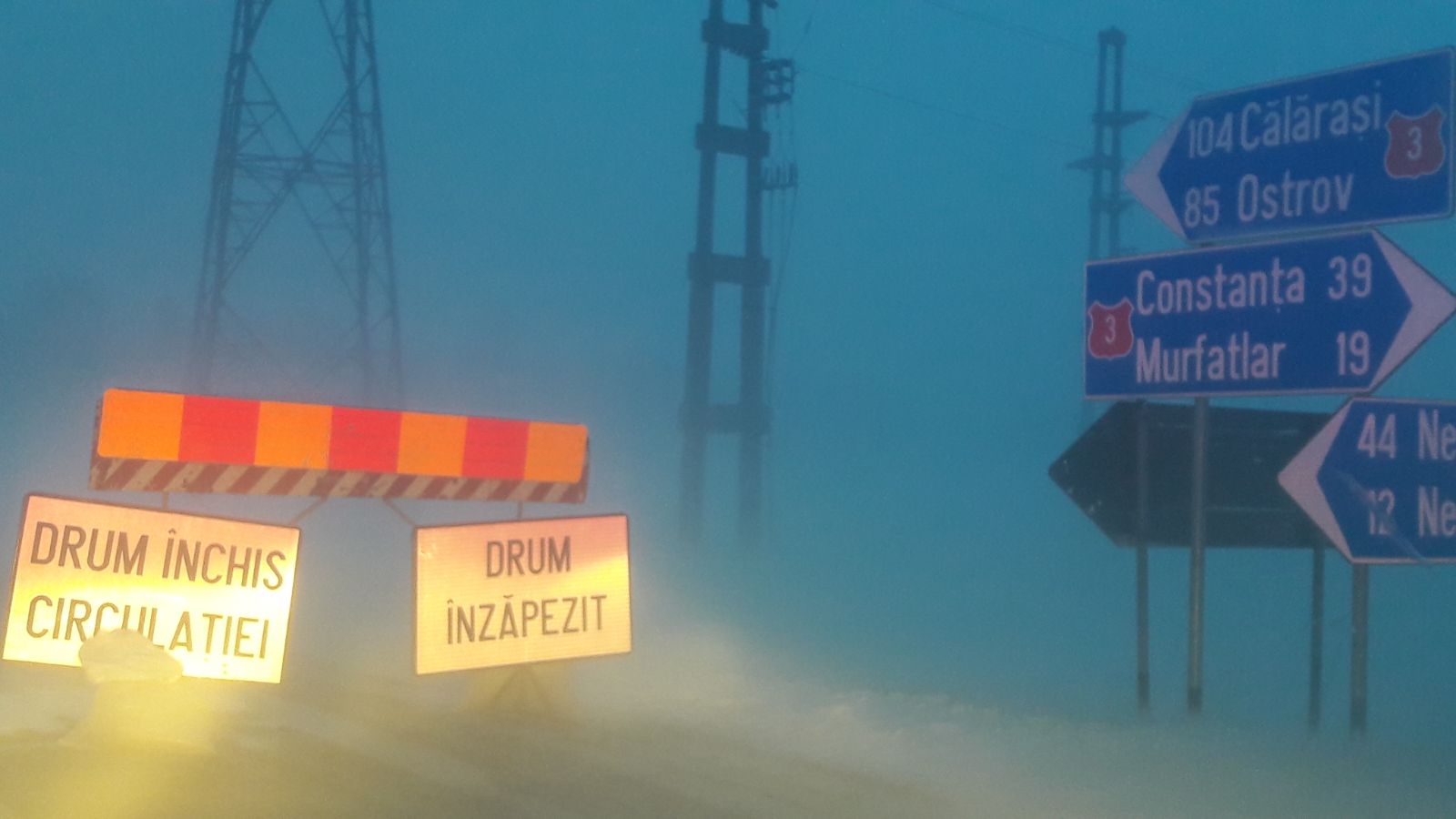 UPDATE – Județul CONSTANȚA: Situația traficului la ora 20.00