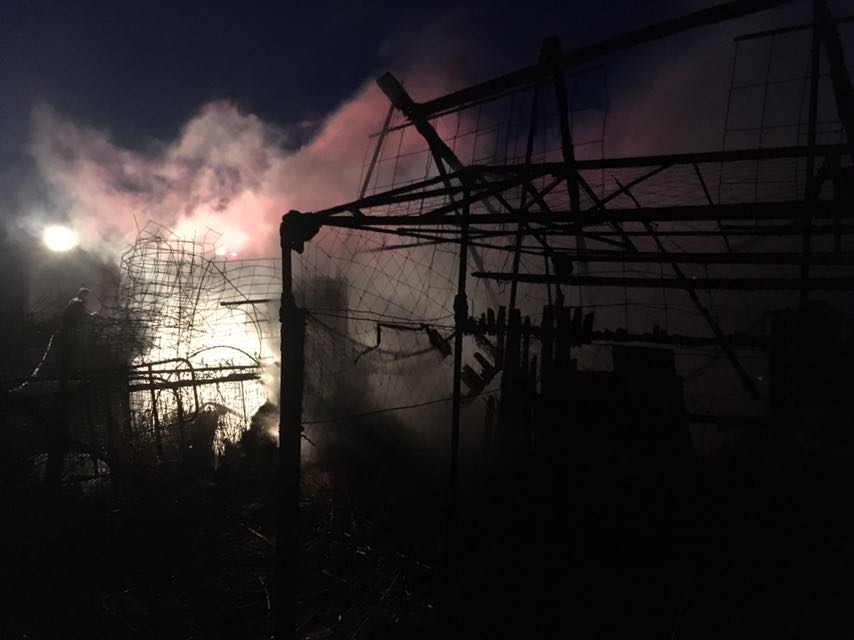 Incendiu într-o gospodărie din Murighiol. O persoană a fost rănită