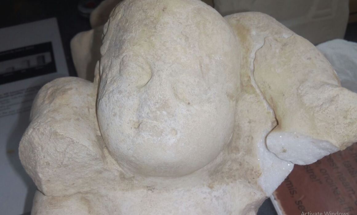 CONSTANȚA/FOTO: O statuie uluitoare din marmură a fost scoasă la lumină de arheologi