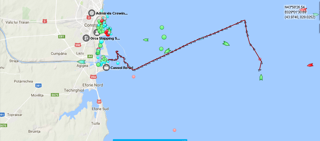 CONSTANȚA: La un pas de naufragiu în Marea Neagră. Date noi despre incidentul naval