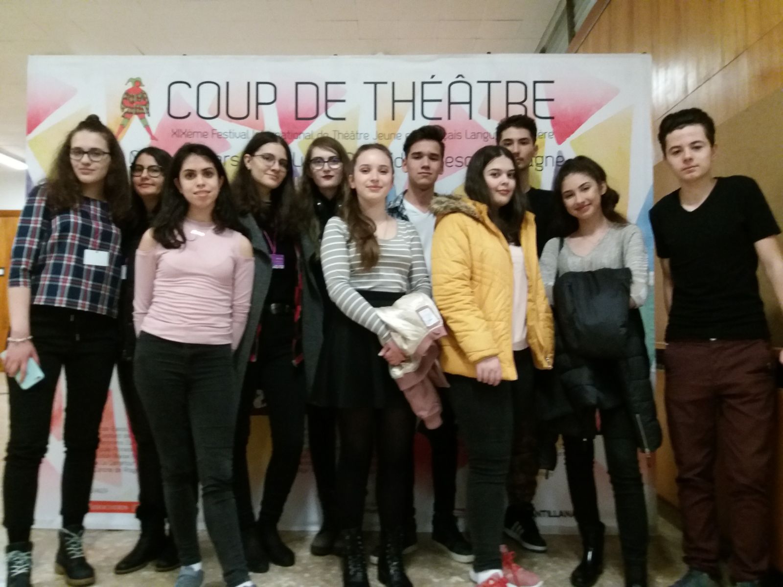 Elevii Liceului „Ovidius“ din Constanța au participat la Festivalul Internaţional de teatru tânăr in FLE „Coup de théâtre”