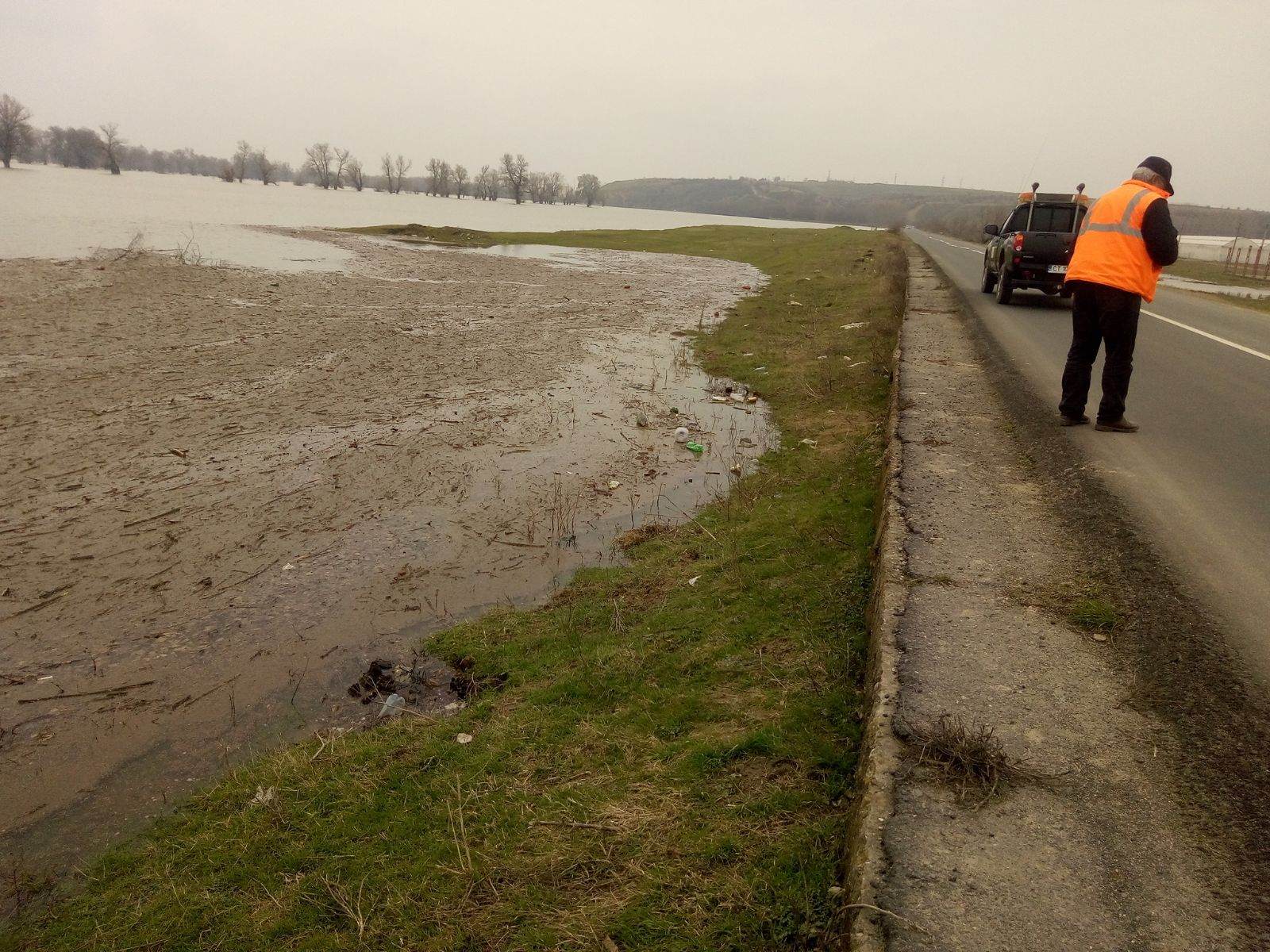 FOTO: Restricții de tonaj și viteză în județul Constanța din cauza riscului de inundații
